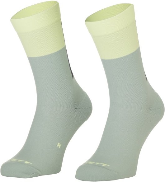 Scott - Block Stripe Crew - Radsocken Gr 39-41 - M grau