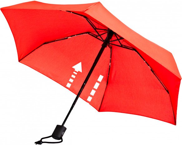 EuroSchirm - Dainty Automatic - Regenschirm rot