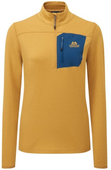 Mountain Equipment - Women's Lumiko Zip-T - Fleecepullover Gr 40 beige/gelb