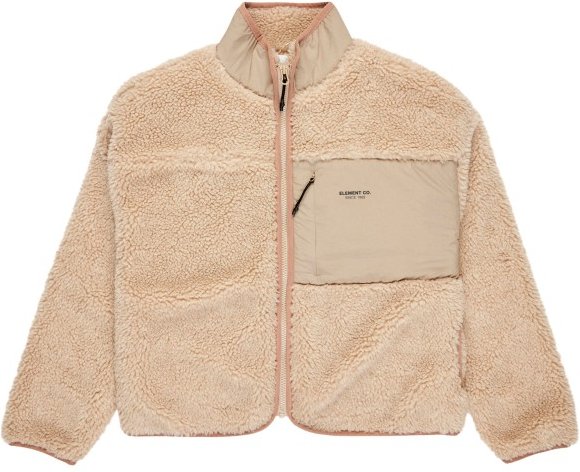 Thumbnail - Element - Women's Oak Sherpa - Fleecejacke Gr XL beige