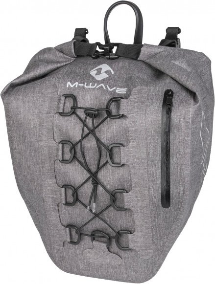 M-Wave - Suburban Carry - Gepäckträgertasche Gr 25 l grau