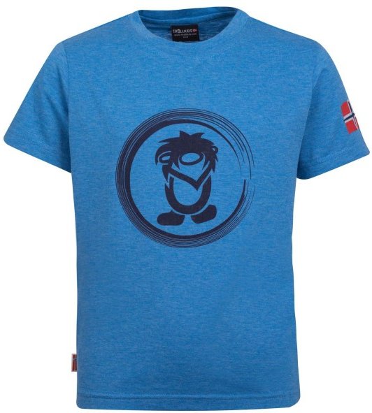 Trollkids - Kid's Trollfjord Tee - T-Shirt Gr 92 blau