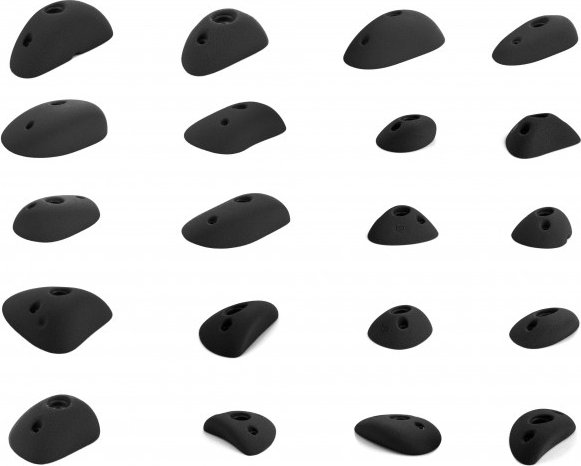 blue pill - Small Mix - Klettergriffe Gr S/M schwarz