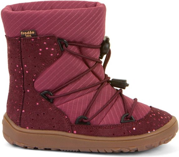 Thumbnail - Froddo - Kid's Barefoot Tex Track Wool - Winterschuhe Gr 38 rot