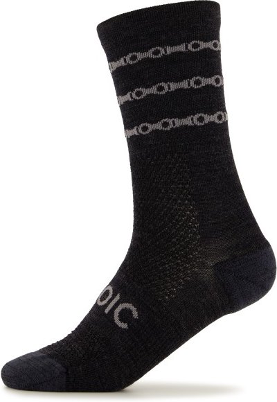Stoic - Merino Gravel Socks - Radsocken Gr 42-44 schwarz