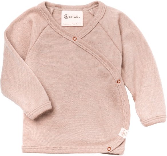 Thumbnail - Engel - Baby-Wickelshirt - Merinolongsleeve Gr 74/80 rosa