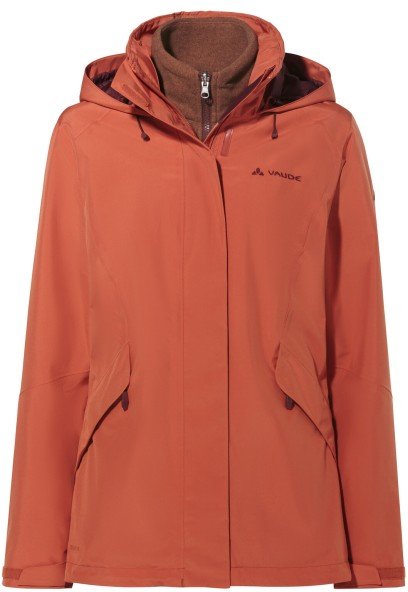Thumbnail - Vaude - Women's Rosemoor 3in1 Jacket II - Doppeljacke Gr 44 rot