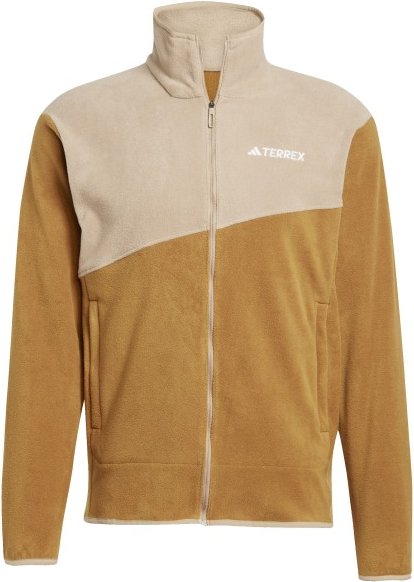 adidas Terrex - Multi Full Zip Fleece - Fleecejacke Gr XL beige/braun