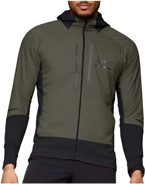Norrøna - Senja Alpha90 Hood - Laufjacke Gr XL schwarz