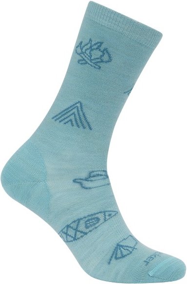 Icebreaker - Women's Merino Lifestyle UL Crew Camp Essentials - Multifunktionssocken Gr L türkis