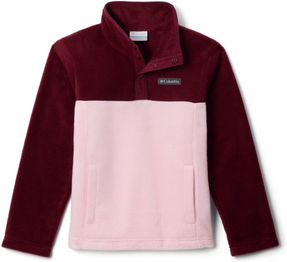 Thumbnail - Columbia - Kid's Steens Mtn II 1/4 Snap Fleece Pull-Over - Fleecepullover Gr L rot/rosa