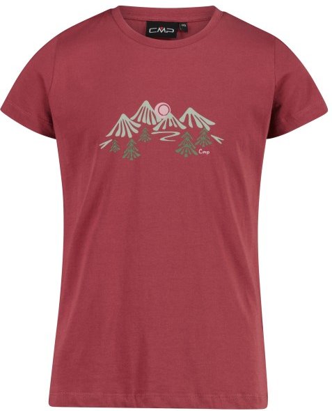 CMP - Girl's T-Shirt - T-Shirt Gr 152 rot/rosa