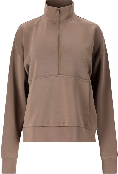 ATHLECIA - Women's Jillnana Half Zip - Pullover Gr 34 braun