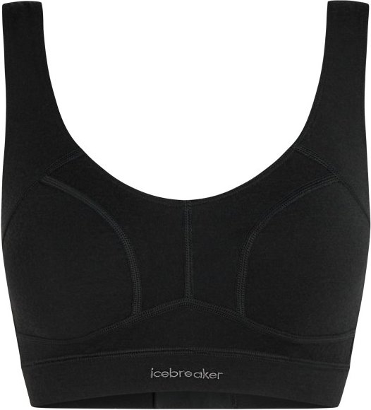 Icebreaker - Women's Merino Queens Clasp Bra - Sport-BH Gr S schwarz