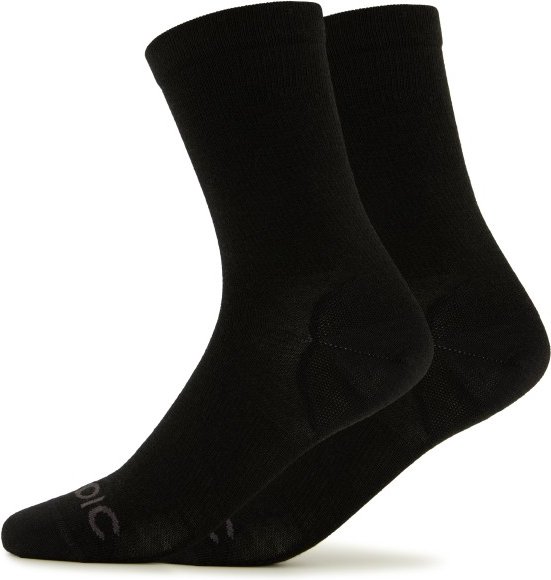 Stoic - Merino Everyday Crew Solid Socks - Merinosocken Gr 45-47 schwarz