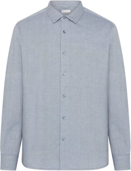 KnowledgeCotton Apparel - Regular Fit Light Twill Shirt - Hemd Gr 3XL grau