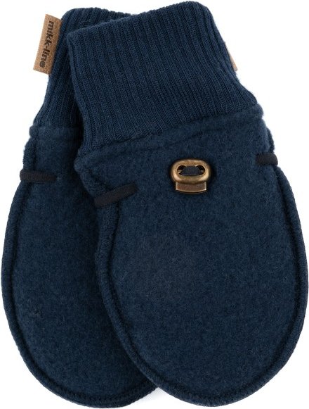 Thumbnail - Mikk-Line - Kid's Wool Mittens - Handschuhe Gr 62/68 blau