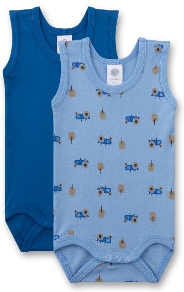 Sanetta - Boy's Doppelpack Body 0/0 - Alltagsunterwäsche Gr 80 blau
