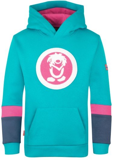 Thumbnail - Trollkids - Kid's Troll Sweater XT - Hoodie Gr 128 türkis