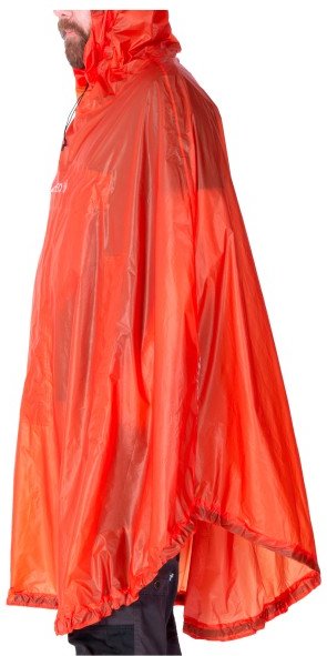Exped - Bike + Hike Poncho - Poncho Gr 160-200 cm rot
