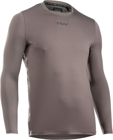 Northwave - Bomb Jersey Long Sleeve - Radtrikot Gr XXL grau/braun