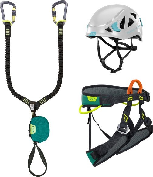 Climbing Technology - VF-Kit Classic - Klettersteigset Gr S/M schwarz/weiß