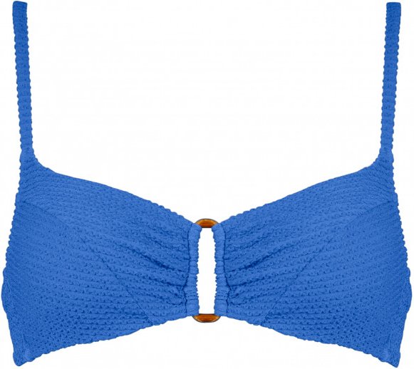 Watercult - Women's Sustainable Solids Bikini Top 7460 - Bikini-Top Gr 42 - Cup: E blau