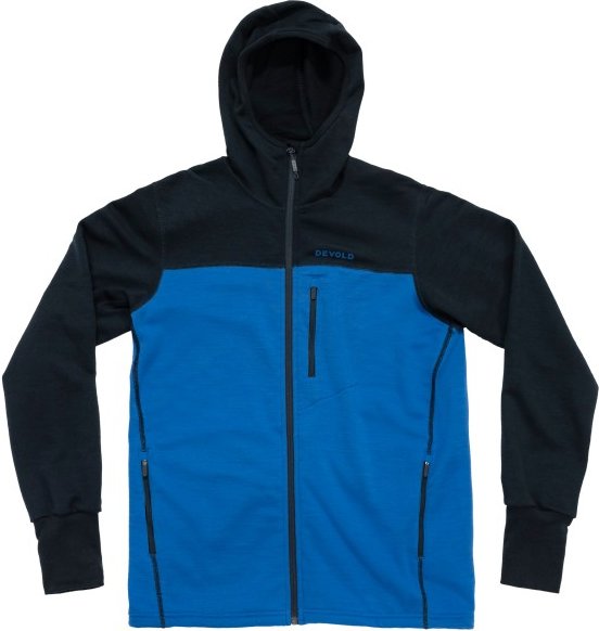 Devold - Explorer Merino Hooded Jacket - Merinojacke Gr XXL blau
