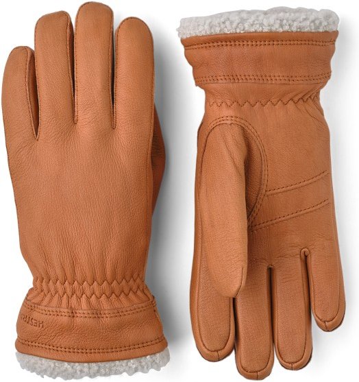 Hestra - Women's Buvika Deerskin - Handschuhe Gr 7 orange/braun