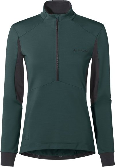 Vaude - Women's Kuro Halfzip L/S Tricot - Radtrikot Gr 40 blau