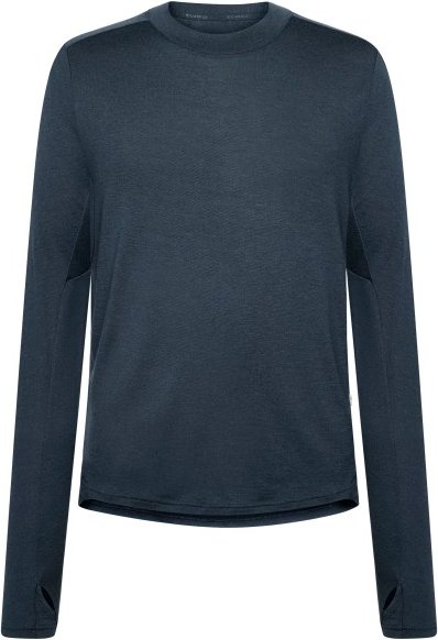 Thumbnail - KnowledgeCotton Apparel - Cleaver Wool 175 Single L/S - Merinoshirt Gr 3XL total eclipse