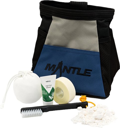 Mantle - Boulder Bag Ocean Rock Set - Chalkbag schwarz