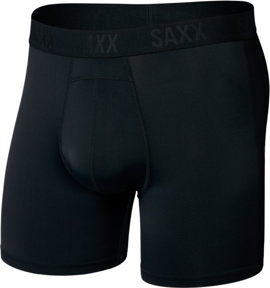 Saxx - Smooth Flex Light Compression Boxer Brief - Kunstfaserunterwäsche Gr M schwarz