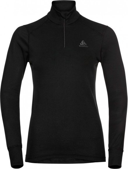 Thumbnail - Odlo - Women's Top Turtle Neck L/S Half Zip Active Warm - Kunstfaserunterwäsche Gr S schwarz