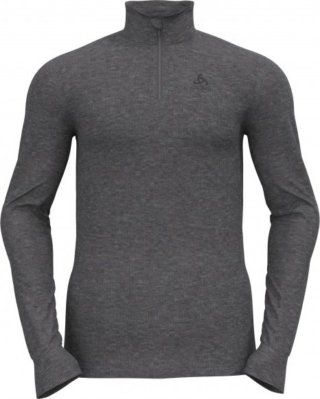 Thumbnail - Odlo - BL Top Turtle Neck L/S Half Zip Active Warm - Kunstfaserunterwäsche Gr XL grau