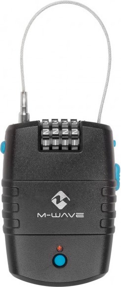 M-Wave - Lock'n'Roll Alarm - Fahrradschloss Gr 1,6 x 730 mm grau