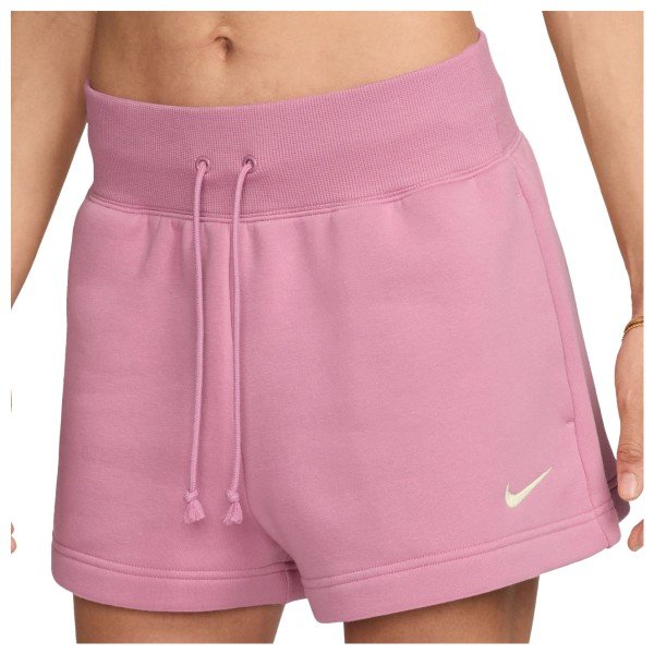 Nike - Women's Sportswear Phoenix Fleece Shorts - Laufshorts Gr L rosa