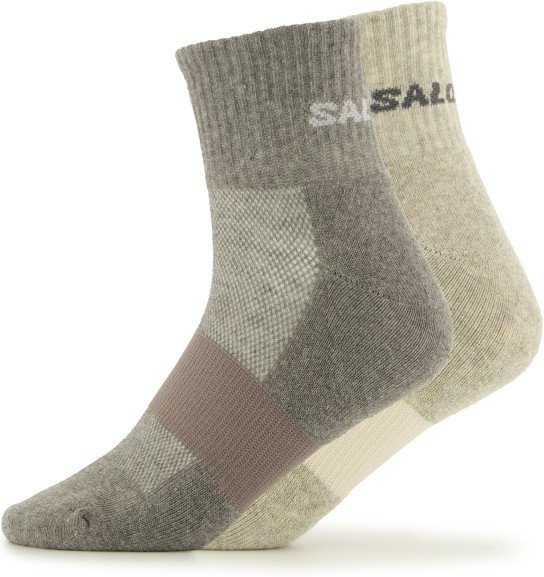 Salomon - Evasion Ankle 2-Pack - Multifunktionssocken Gr 45-47 grau