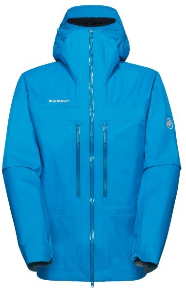 Mammut - Taiss Light Hardshell Hooded Jacket - Regenjacke Gr L blau