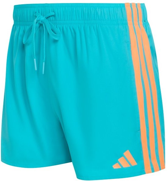 adidas - 3 Stripes Bold Short 3'' - Badehose Gr S türkis