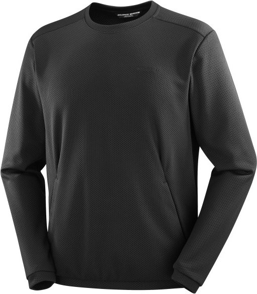 Salomon - Motomesh - Fleecepullover Gr L schwarz