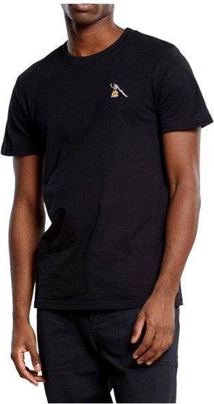 DEDICATED - T-Shirt Stockholm Hot Coffee Emb - T-Shirt Gr XL schwarz