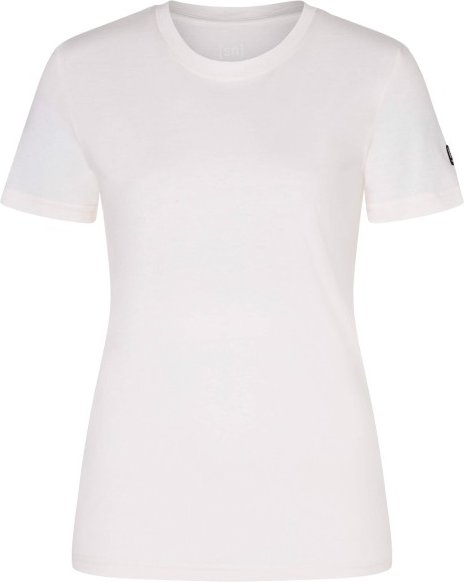 super.natural - Women's Casual Bio Cotton Tee - Merinoshirt Gr L weiß