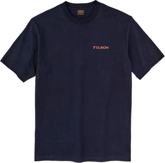 Filson - S/S Frontier Logo T-Shirt - T-Shirt Gr M blau