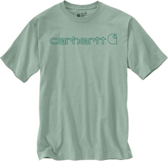 Thumbnail - Carhartt - Core Logo S/S - T-Shirt Gr XL türkis