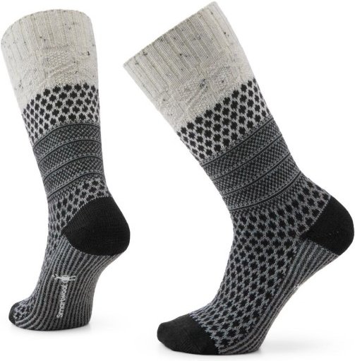 Thumbnail - Smartwool - Women's Everyday Cozy Popcorn Cable Crew Socks - Multifunktionssocken Gr L grau