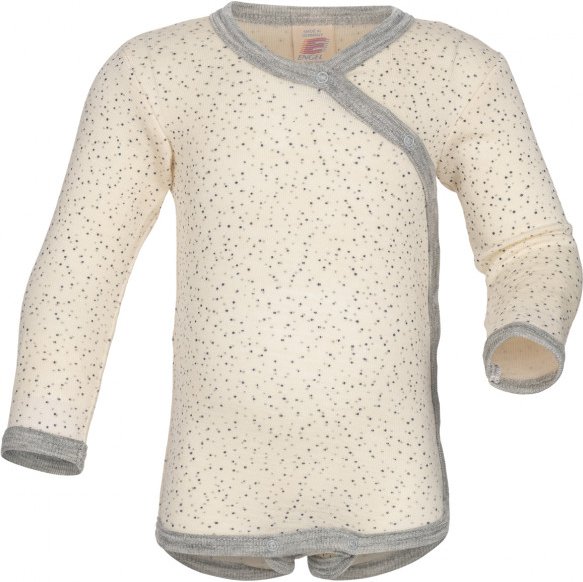 Engel - Kid's Wickelbody L/S - Merinounterwäsche Gr 50/56 beige