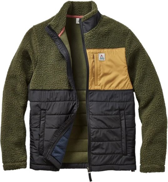Thumbnail - Passenger - Born Explorer Recycled Polar-Lined Sherpa Fleece - Fleecejacke Gr M oliv