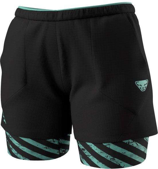 Dynafit - Women's Trail 2in1 Short - Laufshorts Gr S schwarz