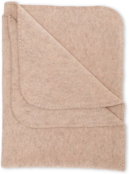 Engel - Baby-Decke mit Muschelkante - Decke Gr 80 x 100 cm beige
